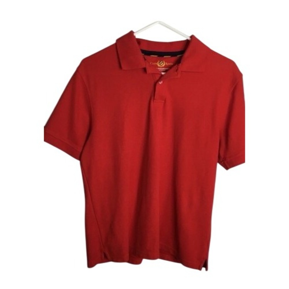 NWOT Club Room Performance Red Short Sleeve Golf Polo Shirt Men M‎ Vietnam